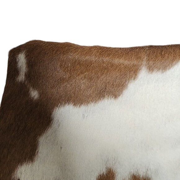 lli New York Brown Leather Calf Hair Flap Vertical Crossbody Bag - Picture 3 of 5